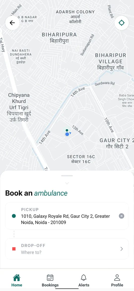 Booking a non-emergency ambulance